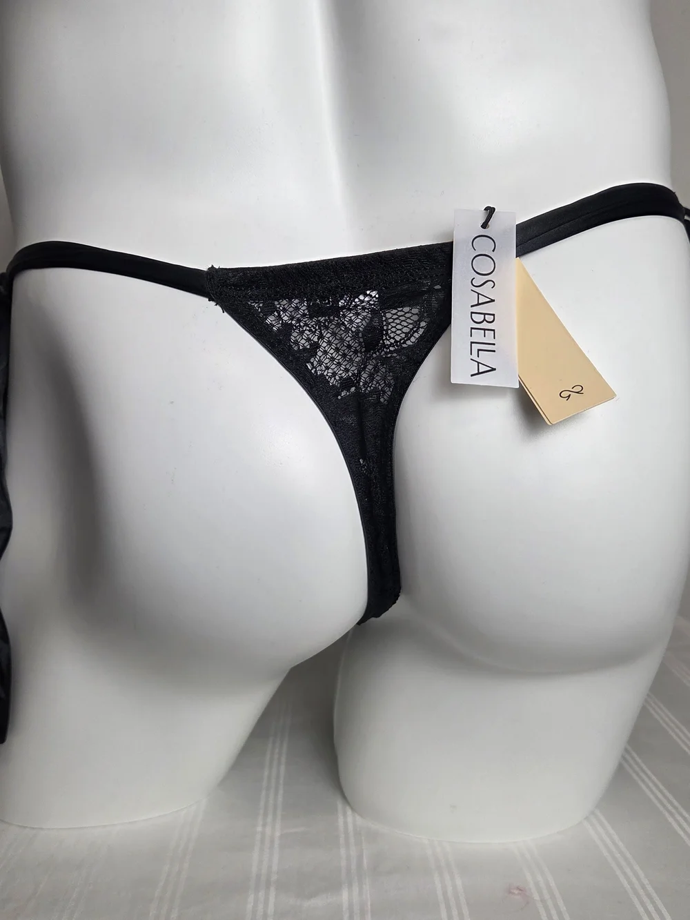 Cosabella Black Men's Side-Tie Brief
